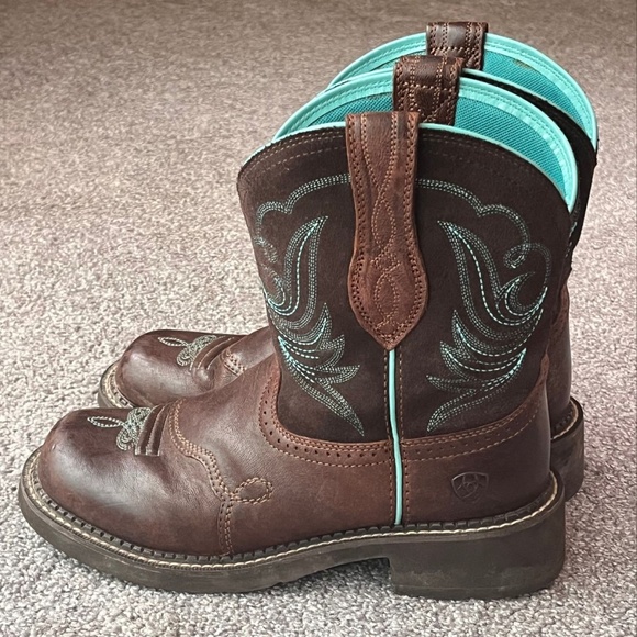 Ariat Fatbaby Heritage Dapper Western Boots Women's Size 9 - Picture 3 of 12